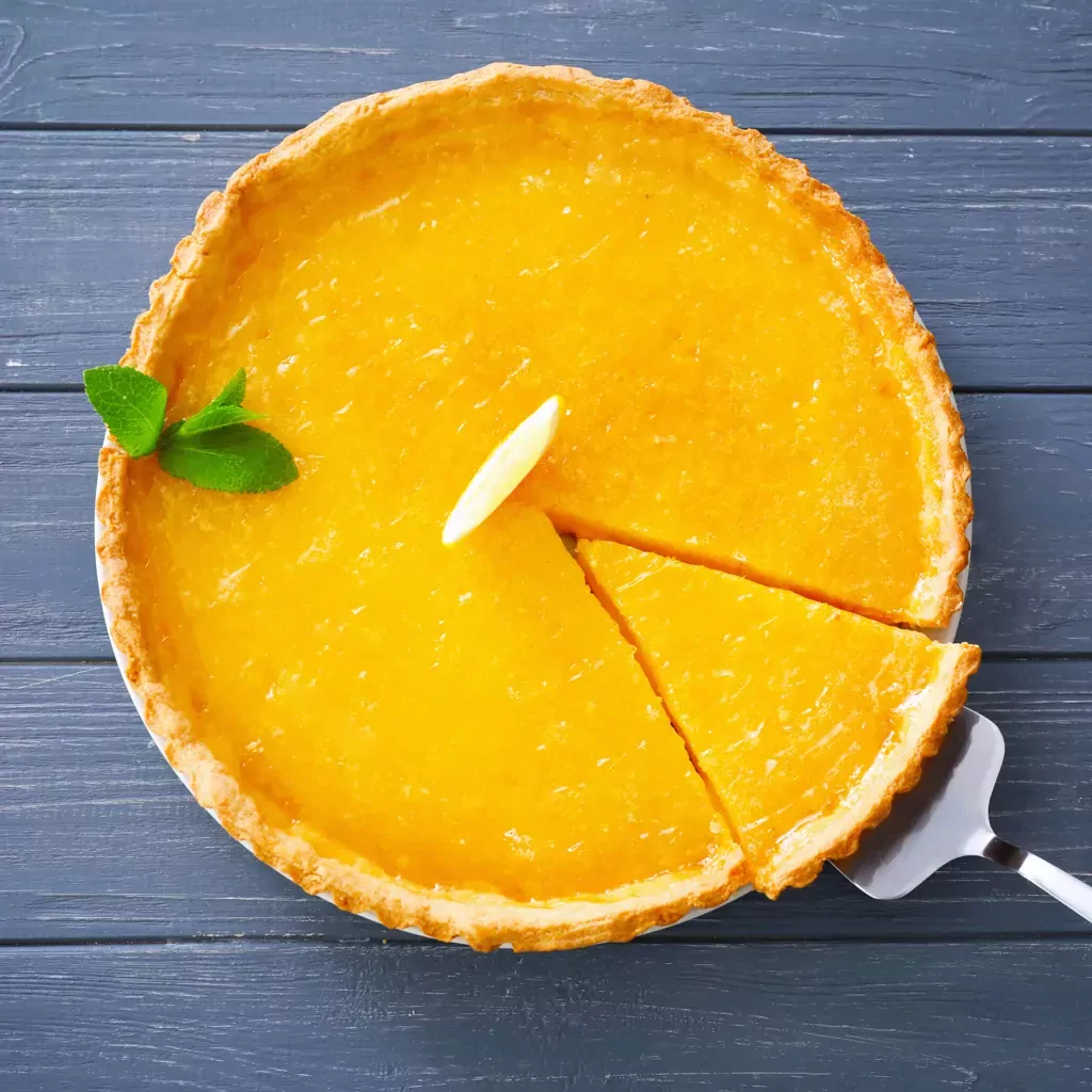 Tarte Au Citron - Citronu pīrāgs (Citronu plakanā kūka)