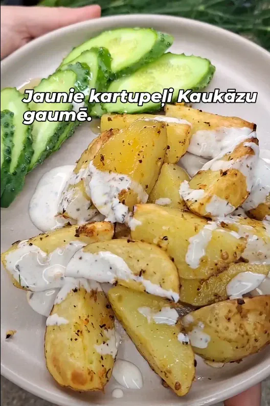 Jaunie kartupeļi Kaukāzu gaumē