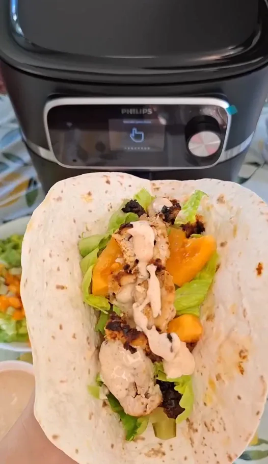 Vienkārši pagatavojams vistas kebabs (air fryer)